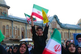 تجمع مردمی بشارت فتح در همدان