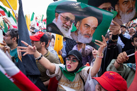 تجمع تهرانی‌ها برای تقدیر از نیروهای مسلح