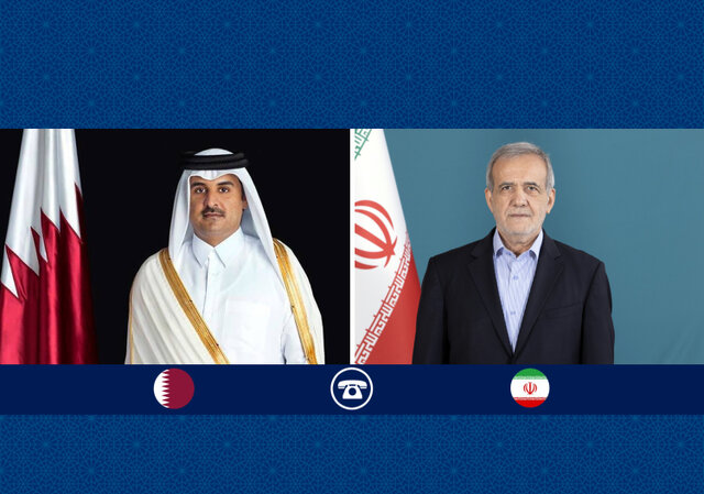 دلجویی پزشکیان از دولت و ملت قطر/تأکید شیخ تمیم بر گسترش روابط دو کشور