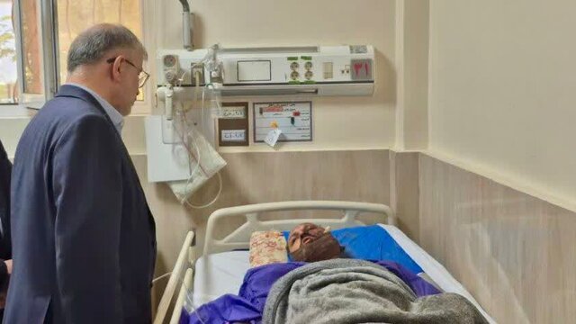 عیادت امام جمعه کرج و استاندار البرز از مجروحان حمله رژیم صهیونیستی