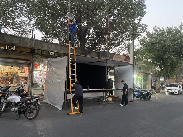 خیابان‌ها آکنده از عطر محبت حسینی(ع) شد + عکس