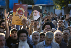 تجمع حمایت از نیروهای مسلح در اجرای عملیات غرورآفرین «بشارت فتح» - قزوین