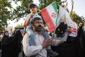 تجمع حمایت از نیروهای مسلح در اجرای عملیات غرورآفرین «بشارت فتح» - قزوین
