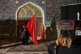 خیمه عزای حسینی در حرم بانوی کرامت برپا می‌شود