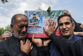 تشییع پیکر مطهر شهید «محمد نشومی» در ساری
