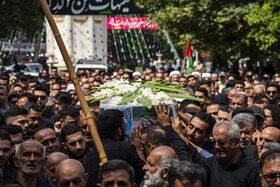 تشییع پیکر مطهر شهید «محمد نشومی» در ساری