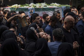 تشییع پیکر مطهر شهید «محمد نشومی» در ساری