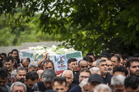 تشییع پیکر مطهر شهید «محمد نشومی» در ساری