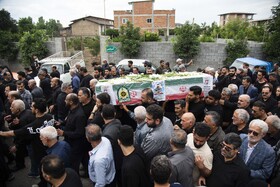 تشییع پیکر مطهر شهید «محمد نشومی» در ساری