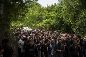 تشییع پیکر مطهر شهید «محمد نشومی» در ساری
