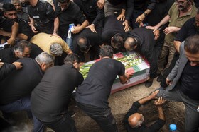 تشییع پیکر مطهر شهید «محمد نشومی» در ساری