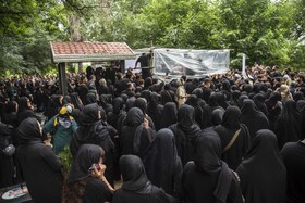 تشییع پیکر مطهر شهید «محمد نشومی» در ساری