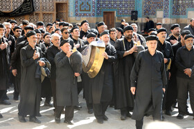 آئین طشتگذاری در بقعه شیخ صفی الدین اردبیلی