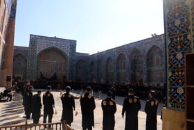 آئین طشتگذاری در بقعه شیخ صفی الدین اردبیلی