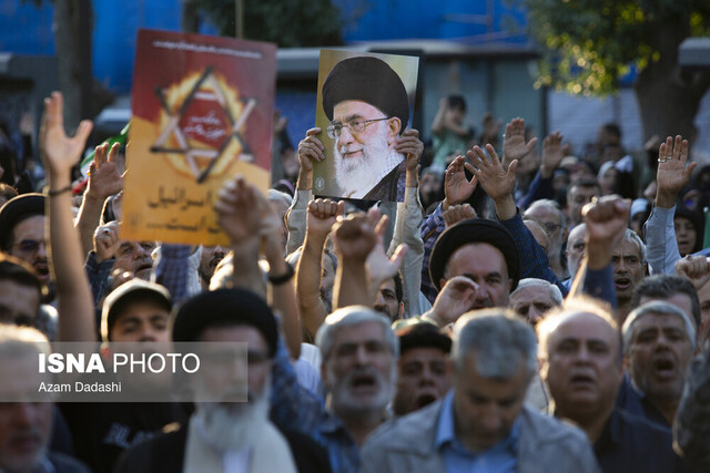 تجمع حمایت از نیروهای مسلح در اجرای عملیات غرورآفرین «بشارت فتح» - قزوین