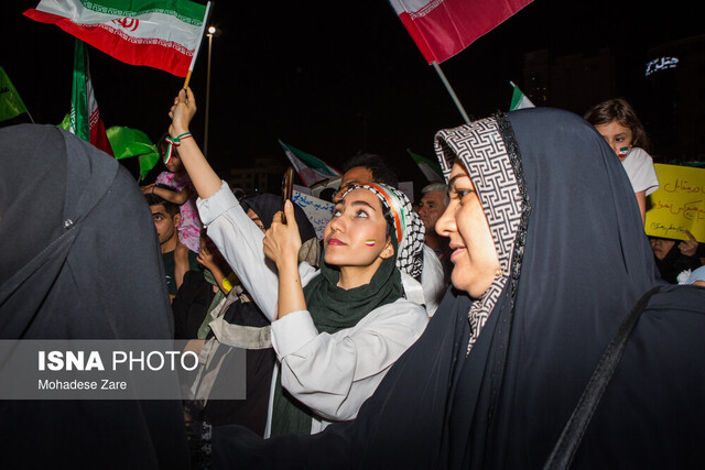 اجتماع مردمی در حمایت از اقدامات نیروهای مسلح- مشهد