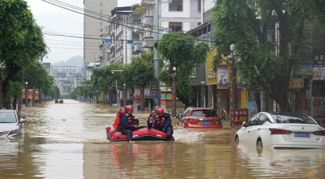 عکس آرشیوی است هشدار وقوع سیل در شمال و غرب چین