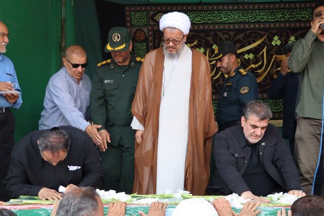 پاسداشت ارزش‌های انقلاب با حضور باشکوه دامغانی‌ها در تشییع شهید راه قدس