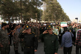 تشییع و تدفین پیکر شهید رضا رضایی در کوهدشت لرستان
