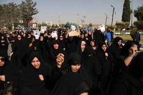 تشییع و تدفین پیکر شهید رضا رضایی در کوهدشت لرستان