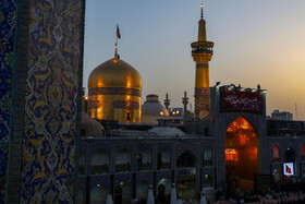 آیین سنتی اذن عزای امام حسین (ع) در حرم مطهر رضوی