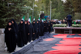  مراسم اهتزاز پرچم عزای حسینی
