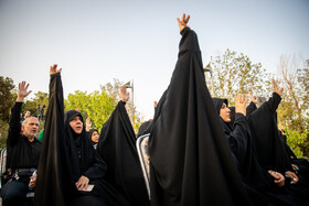  مراسم اهتزاز پرچم عزای حسینی