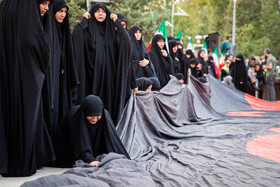  مراسم اهتزاز پرچم عزای حسینی