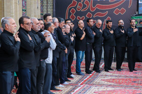 آیین تعویض پرچم حسینیه اعظم زنجان