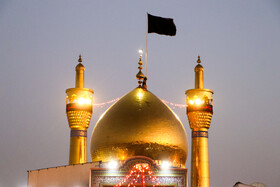 آیین تعویض پرچم حسینیه اعظم زنجان
