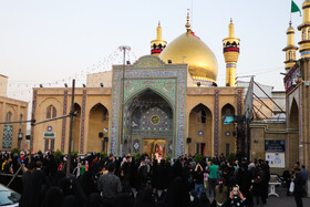 آیین تعویض پرچم حسینیه اعظم زنجان