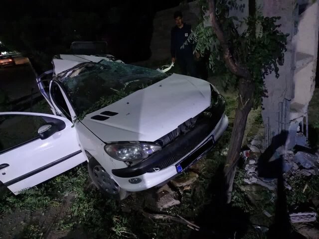 مرگ ۲ جوان زرندی در حادثه رانندگی