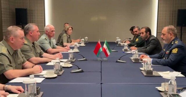 دیدار با وزیر دفاع بلاروس