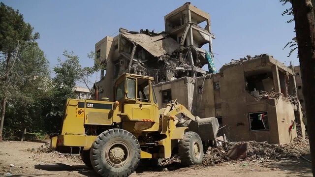 عملیات آواربرداری خسارات جنگ آغاز شد