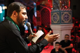 مراسم شب اول محرم در آستان مقدس امام زاده سید عباس (ع)  بجنورد