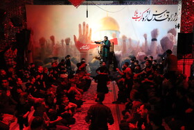 مراسم شب اول محرم در آستان مقدس امام زاده سید عباس (ع)  بجنورد