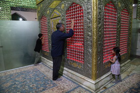 مراسم شب اول محرم در آستان مقدس امام زاده سید عباس (ع)  بجنورد