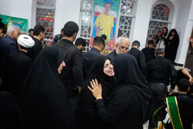 تشییع پیکر ۱۵ شهید حمله متجاوزانه رژیم صهیونیستی در آستانه اشرفیه