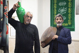 مراسم سنتی طشت گذاری در حسینیه آذری های مقیم کیش