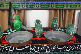 مراسم سنتی طشت گذاری در حسینیه آذری های مقیم کیش