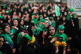 سوگواره شیرخوارگان حسینی در حرم مطهر رضوی - مشهد