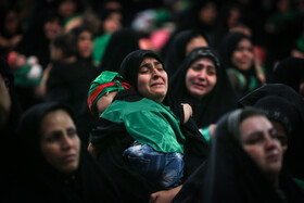 سوگواره شیرخوارگان حسینی در حرم مطهر رضوی - مشهد