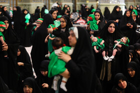 سوگواره شیرخوارگان حسینی در حرم مطهر رضوی - مشهد