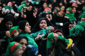 سوگواره شیرخوارگان حسینی در حرم مطهر رضوی - مشهد