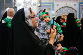 سوگواره شیرخوارگان حسینی در حرم مطهر رضوی - مشهد