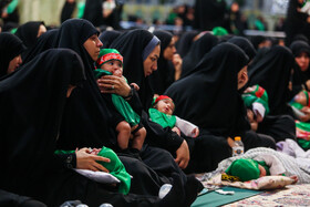 سوگواره شیرخوارگان حسینی در حرم مطهر رضوی - مشهد