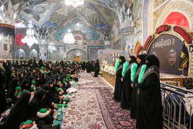 سوگواره شیرخوارگان حسینی در حرم مطهر رضوی - مشهد
