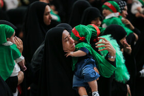 سوگواره شیرخوارگان حسینی در حرم مطهر رضوی - مشهد