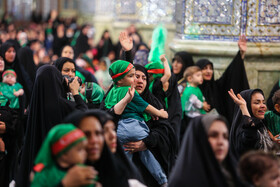 سوگواره شیرخوارگان حسینی در حرم مطهر رضوی - مشهد