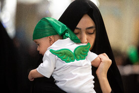 سوگواره شیرخوارگان حسینی در حرم مطهر رضوی - مشهد
